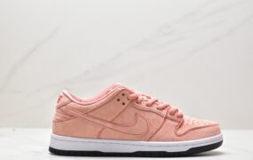 耐克 Nike Dunk SB Low Pro PRM “pink pig” 防滑耐磨 低帮 休闲滑板板鞋 男女同款 粉色 CV1655-600