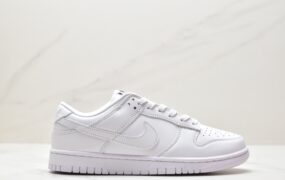 耐克 Nike Dunk Low triple white 耐磨防滑 低帮 板鞋 女款 纯白色 DD1503-109