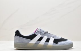 阿迪达斯 Mark Gonzales x adidas originals Aloha Super”Brainwash Victim” 防滑耐磨 低帮 休闲跑步鞋 男款 灰白黑 FY0447