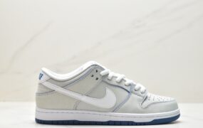 耐克 Nike Dunk SB LOw PRM 白蓝爆裂纹 防滑耐磨 低帮 运动板鞋 男女同款 CJ6884-100