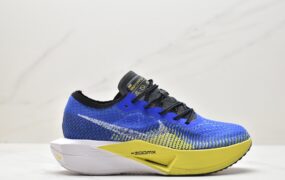 耐克 Nike ZoomX Vaporfly Next% 3 透气减震回弹 防滑耐磨 低帮 马拉松跑步鞋 蓝白黄 DX7957 118