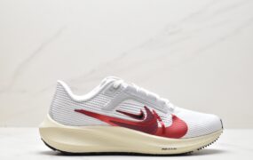 耐克 Nike Pegasus 40 PRM 飞马40 减震防滑耐磨 透气轻便 低帮 休闲运动跑步鞋 女款 白红 FB7703-100