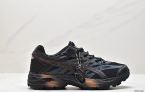 亚瑟士 Asics Gel-Flux 4 防滑耐磨 低帮 运动跑步鞋 男款 黑铜 1011A614-008