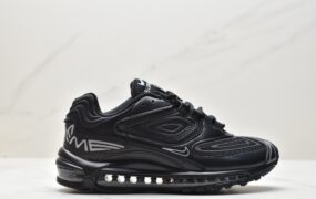 耐克 Supreme x Nike Air Max 98 TL 减震防滑耐磨 低帮 运动跑步鞋 黑色 DR1033-001