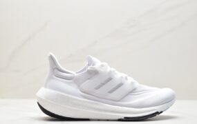 阿迪达斯 Adidas Ultraboost Light 防滑耐磨轻便 低帮 休闲运动跑步鞋 女款 白黑 GY9350