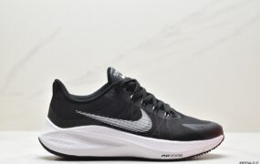 耐克 Nike Zoom Winflo 8 防滑耐磨 减震透气 低帮 休闲运动跑鞋 男款 黑白 CW3419-008