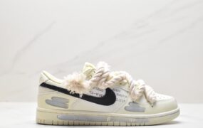 耐克 Nike Dunk Low“White Sail” 氧化做旧 防滑耐磨 低帮 休闲运动板鞋 女款米 白色 DD1503-121