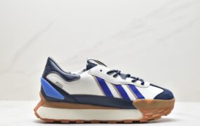 阿迪达斯 Adidas neo Futro Mixr TFM碰碰鞋 轻便耐磨防滑 低帮 运动休闲鞋 男女同款 白蓝棕 HQ4580