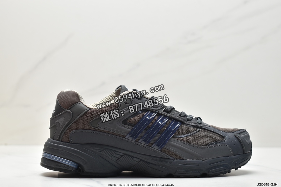 阿迪达斯 Adidas Response系列 CL 轻便耐磨 防滑减震 低帮 运动跑步鞋 黑色 GX4595