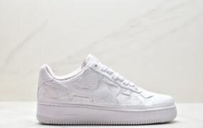 耐克 Billie Eilish x Nike Air Force 1 Low“Triple White“ 碧梨 联名款 防滑耐磨 低帮 板鞋 男女同款 白色 DZ3674-100