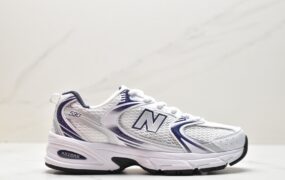 新百伦 New Balance NB 530 防滑耐磨 中帮 休闲运动跑步鞋 男女同款 白灰 MR530BA