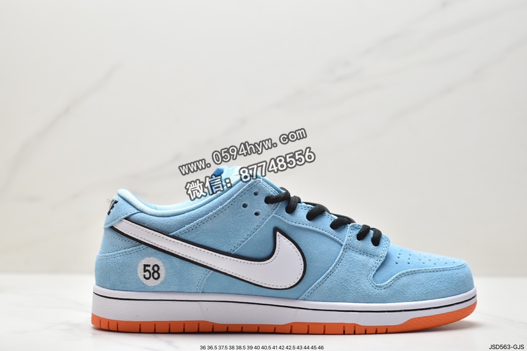 耐克 Nike Dunk SB Low Pro”Blue Chil” 耐磨防滑 低帮 滑板板鞋 男女同款 蓝白 BQ6817-401