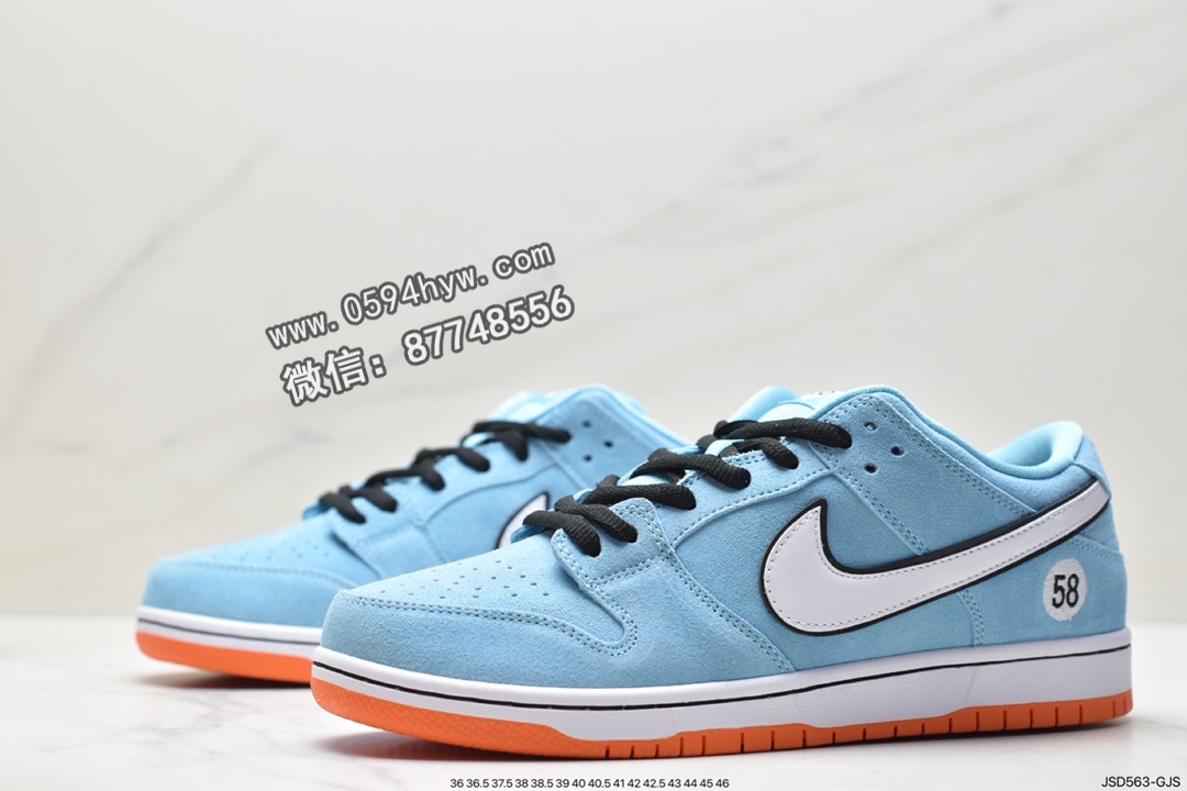 耐克, 板鞋, Nike Dunk SB Low Pro"Blue Chil", Nike Dunk, NIKE, Dunk, BQ6817-401, BQ6817 - 耐克 Nike Dunk SB Low Pro"Blue Chil" 耐磨防滑 低帮 滑板板鞋 男女同款 蓝白 BQ6817-401