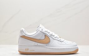 耐克 Nike Air Force 1 Low 空军一号 时尚百搭 低帮 休闲运动板鞋 白橙 GV5696-967