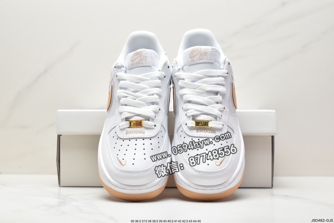 空军一号, 板鞋, Nike Air Force 1 Low, Nike Air Force 1, Nike Air, NIKE, GV5696-967, Air Force 1 - 耐克 Nike Air Force 1 Low 空军一号 时尚百搭 低帮 休闲运动板鞋 白橙 GV5696-967