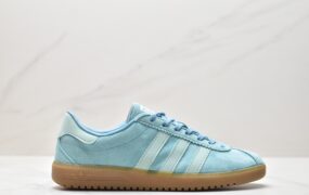 阿迪达斯 Adidas Originals Bermuda 马卡龙配色 耐磨透气 低帮 休闲板鞋 男款 蓝色 GY7387