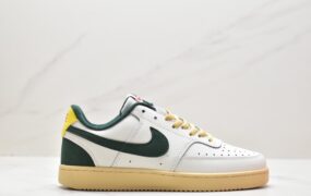 耐克 Nike Court Vision LO NCPS 耐磨防滑减震 低帮 休闲运动板鞋 男女同款 帆白绿 CW5596-100