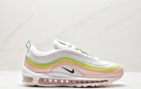 耐克 Nike Air Max 97 舒适时尚 减震耐磨 低帮 运动休闲鞋 女款 白黄 FD0870-100