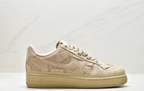 耐克 Billie Eilish x Nike Air Force 1’07 Low SP”Mushroom” 百搭休闲 轻便耐磨 低帮 运动板鞋 小麦色 DQ4137-200