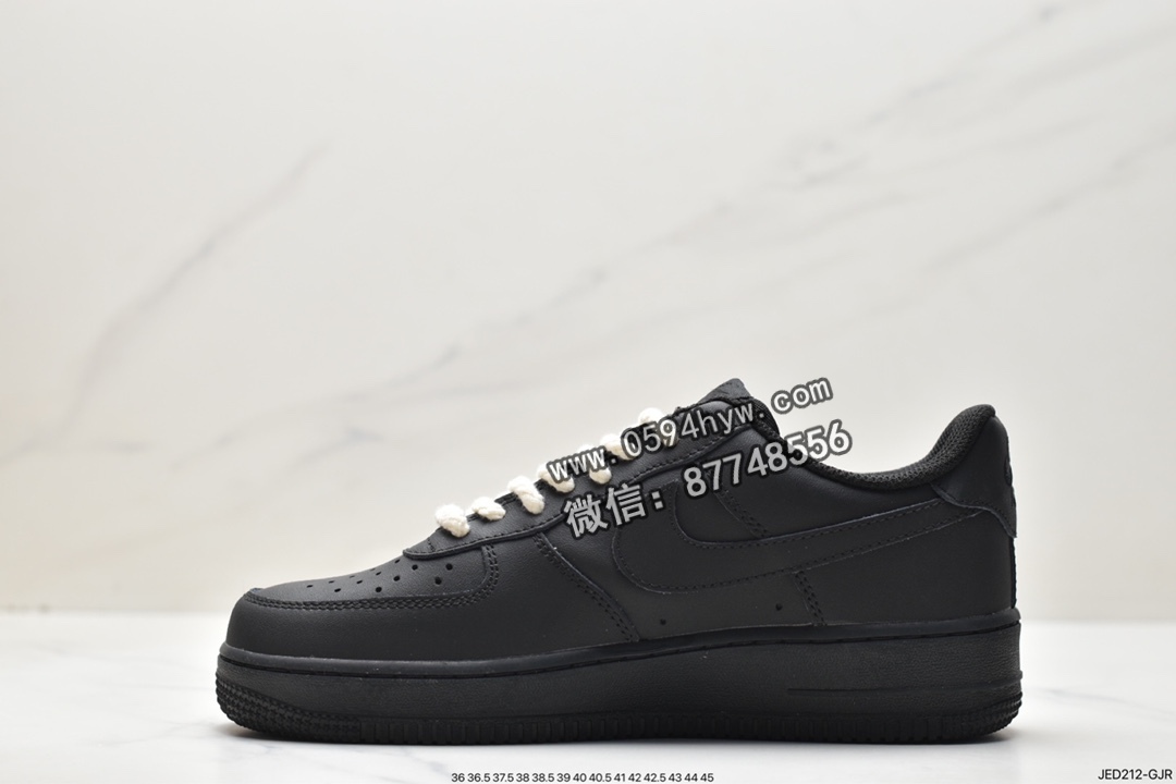 空军一号, 板鞋, Nike Air Force 1 '07, Nike Air Force 1, Nike Air, NIKE, Air Force 1, 315122-001 - 耐克 Nike Air Force 1 '07 "全黑" 空军一号 防滑耐磨减震 低帮 休闲运动板鞋 315122-001