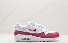 耐克 Nike Air Max 1 复古百搭 气垫缓震 低帮 休闲运动慢跑鞋 白粉 918354-006