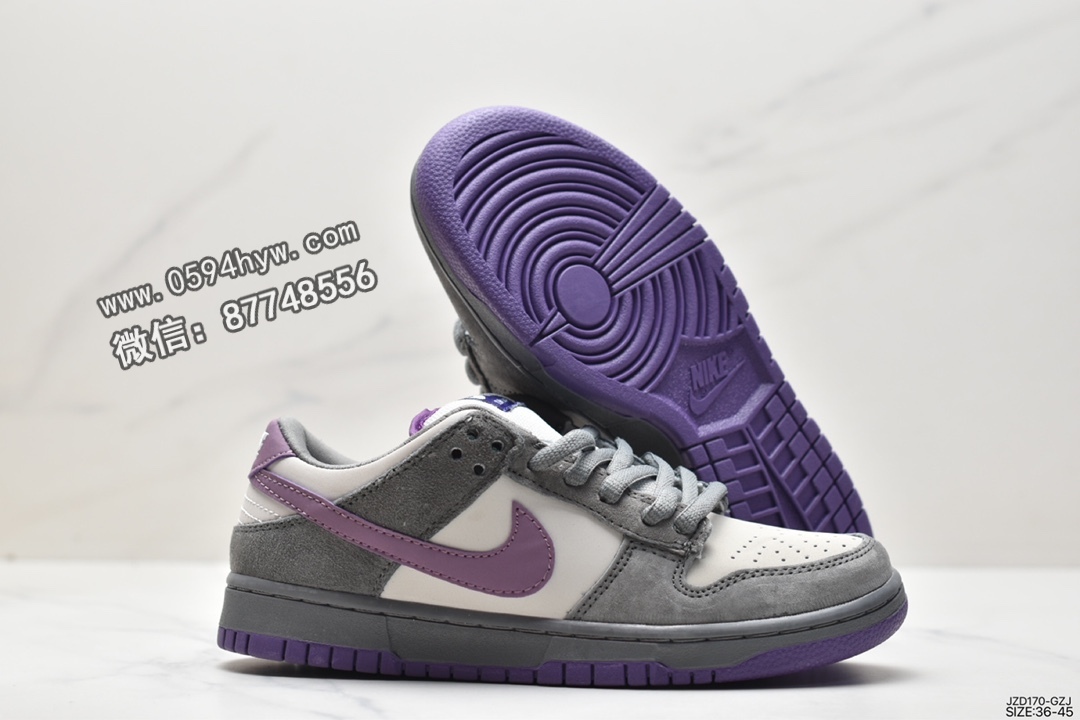 运动板鞋, 板鞋, Pigeon, Nike Dunk SB Low Purple Pigeon, Nike Dunk, NIKE, Dunk, BQ6817-100 - 耐克 Nike Dunk SB Low Purple Pigeon 防滑轻便 低帮 休闲运动板鞋 男款 灰紫 BQ6817-100