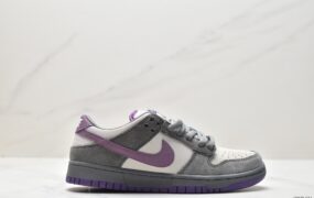 耐克 Nike Dunk SB Low Purple Pigeon 防滑轻便 低帮 休闲运动板鞋 男款 灰紫 BQ6817-100
