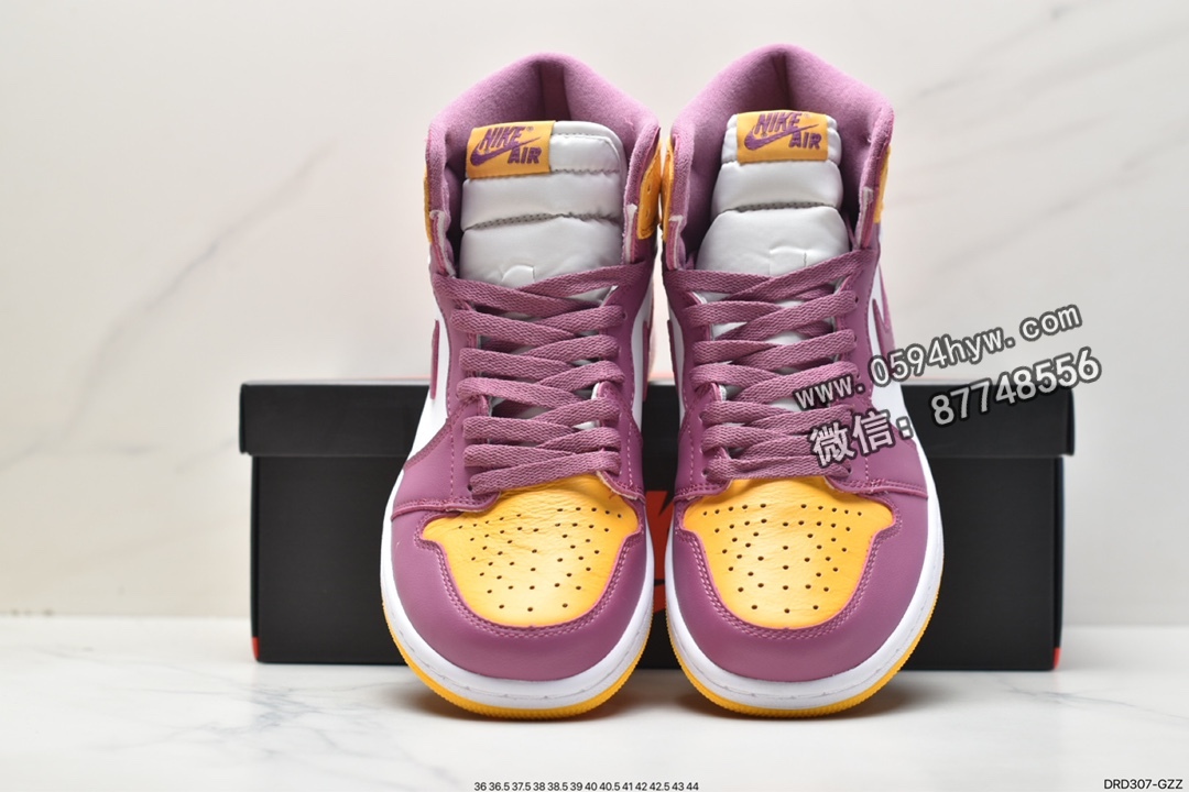 乔丹 Jordan Air Jordan 1 Retro High OG“UniversityGold and Light Bordeaux”潮流百搭 高帮 复古篮球鞋 紫黄 555088-706 高帮, 篮球鞋, Jordan Air Jordan 1 Retro High OG“UniversityGold and Light Bordeaux”, Jordan, HIGH, Air Jordan 1, Air Jordan, 555088-706 - 乔丹 Jordan Air Jordan 1 Retro High OG“UniversityGold and Light Bordeaux”潮流百搭 高帮 复古篮球鞋 紫黄 555088-706