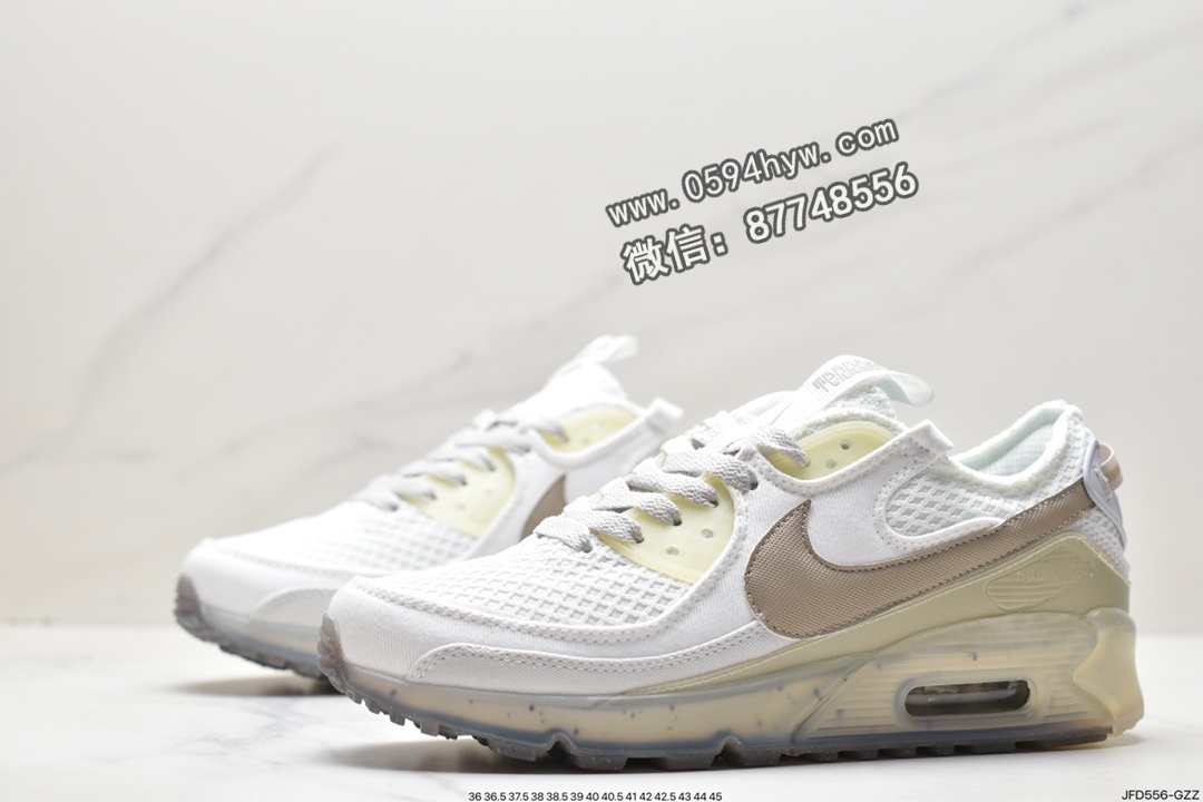 跑步鞋, Nike Air Max 90 terrascape, Nike Air Max, Nike Air, NIKE, DM0033-100, Air Max 90, Air Max - 耐克 Nike Air Max 90 terrascape 防滑耐磨减震 低帮 休闲运动跑步鞋 男款 米白色 DM0033-100