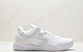 耐克 Nike Kobe 8 Protro“Triple White”减震防滑耐磨 低帮 实战篮球鞋 白色 FJ9364-100