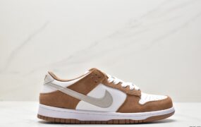 耐克 Nike Dunk Low retro prm“medium curry” 防滑轻便 低帮 休闲运动板鞋 男女同款 白棕 DD9329-001