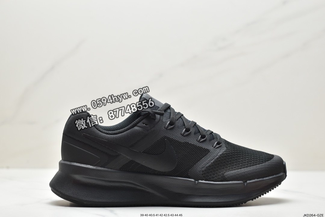耐克 Nike Run Swift 3 减震防滑轻便 低帮 运动跑鞋 黑色 DR2695-003