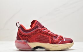 乔丹 Jordan Air Jordan 37 Low “Team Red” 减震防滑耐磨 低帮 实战篮球鞋 女款 红色 DV9908-116