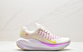 耐克 Nike ZOOMX INVINCIBLE RUN FK4 轻量透气 防滑减震 低帮 休闲运动慢跑鞋 粉白 DR2616-002