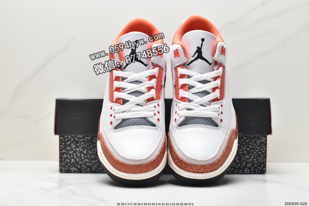 篮球鞋, 乔丹, Jordan Air Jordan 3 Retro Mars Stone, Jordan, DV7028-108, Air Jordan 3 Retro, Air Jordan 3, Air Jordan - 乔丹 Jordan Air Jordan 3 Retro Mars Stone 潮流百搭 中帮 复古篮球鞋 GS白红 DV7028-108