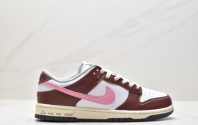 耐克 Nike Dunk Low 玫瑰枪手 防滑耐磨 低帮 休闲运动板鞋 女款 红白 DD1503-117