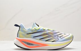 新百伦 New Balance NB FuelCell SuperComp Elite v3 伦敦马拉松 防滑耐磨 低帮 运动跑步鞋 男款 蓝黄橙 MRCELLT3