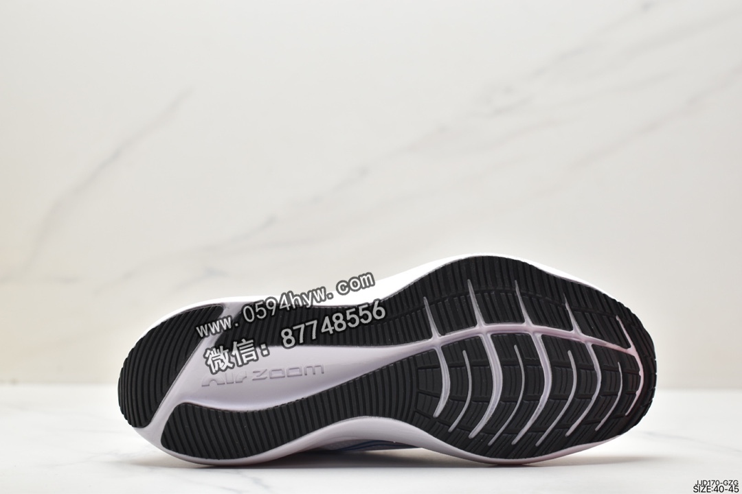 跑步鞋, 耐克, Zoom, Nike Zoom Winflo, NIKE, CW3419 - 耐克 Nike Zoom Winflo 轻量透气 防滑减震 低帮 休闲运动跑步鞋 蓝白 CW3419