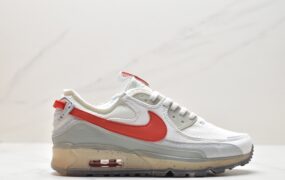 耐克 Nike Air Max 90 terrascape“gym red” 复古休闲 低帮 运动跑步鞋 男款 白红色 可回收材料 DQ3987-100