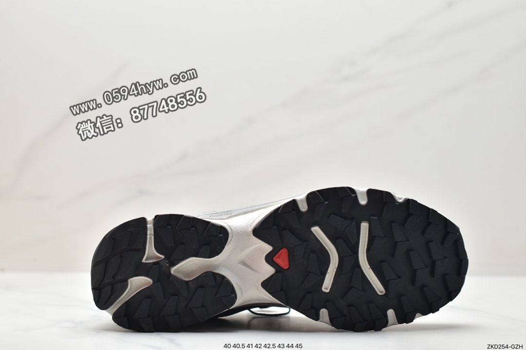 WOOD WOODXSALOMON, Salomon, Rose, Black, 472564-23 - 萨洛蒙 WOOD WOODXSALOMON 轻便耐磨防滑 低帮 户外功能鞋 男女同款 灰褐色 472564-23