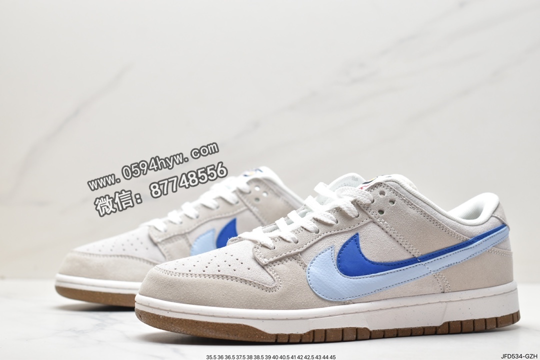 板鞋, Nike Dunk Low SE“85”, Nike Dunk Low, Nike Dunk, NIKE, Dunk Low, Dunk, DD9457-223 - 耐克 Nike Dunk Low se“85” 双勾 防滑耐磨 低帮 休闲运动板鞋 女款 海盐冰茶蓝白 DD9457-223