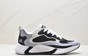 阿迪达斯 Adidas AlphaBounce Instinct CCM 轻量缓震系列 低帮 休闲运动慢跑鞋 黑白 CG5573