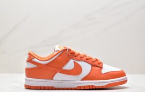 耐克 Nike Dunk Low“Syracuse” 耐磨防滑 低帮 板鞋男女同款 白橙拼接 CU1726-101