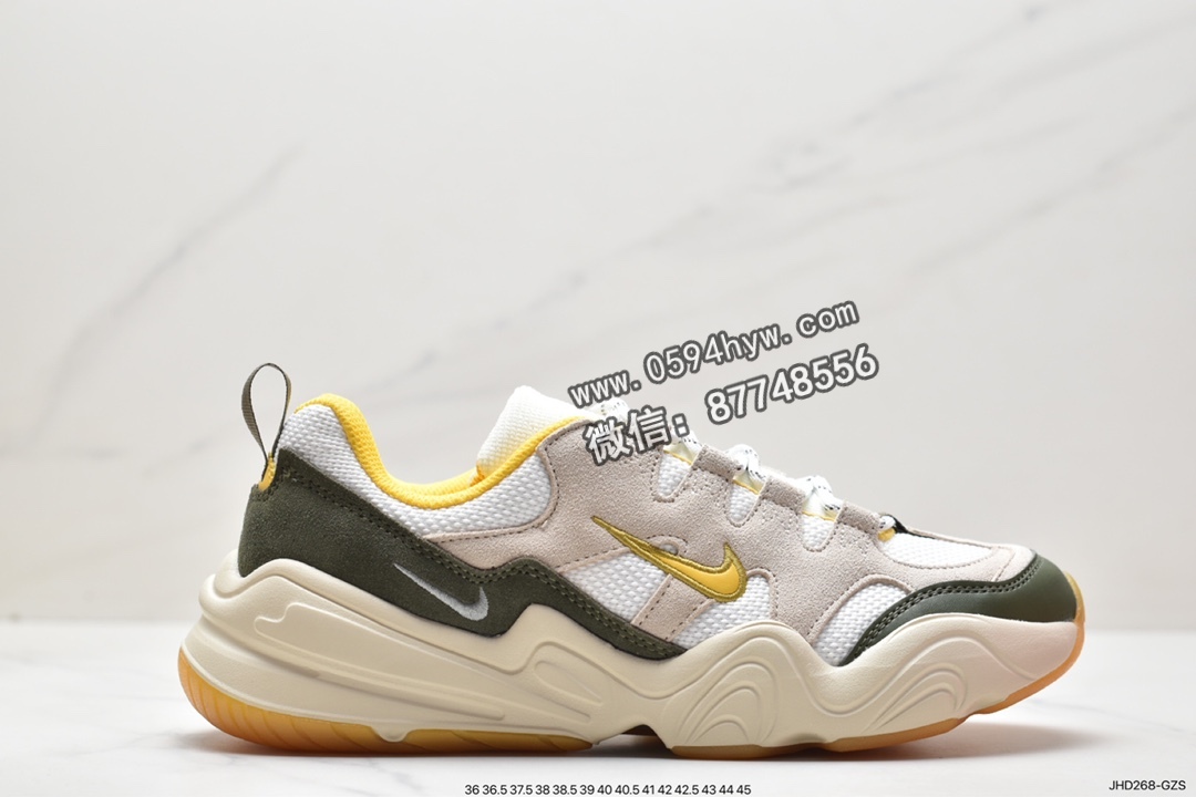 耐克 Nike Tech Hera 减震防滑 低帮 运动休闲鞋 女款 米白 FJ4743-100