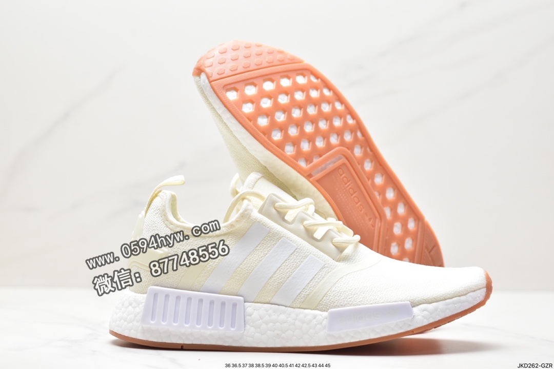 休闲鞋, Originals, Original, NMD R1, GY6058, Adidas Originals NMD R1, adidas Originals, Adidas - 阿迪达斯 Adidas Originals NMD R1 耐磨透气减震 低帮 运动休闲鞋 米色 男女同款 GY6058