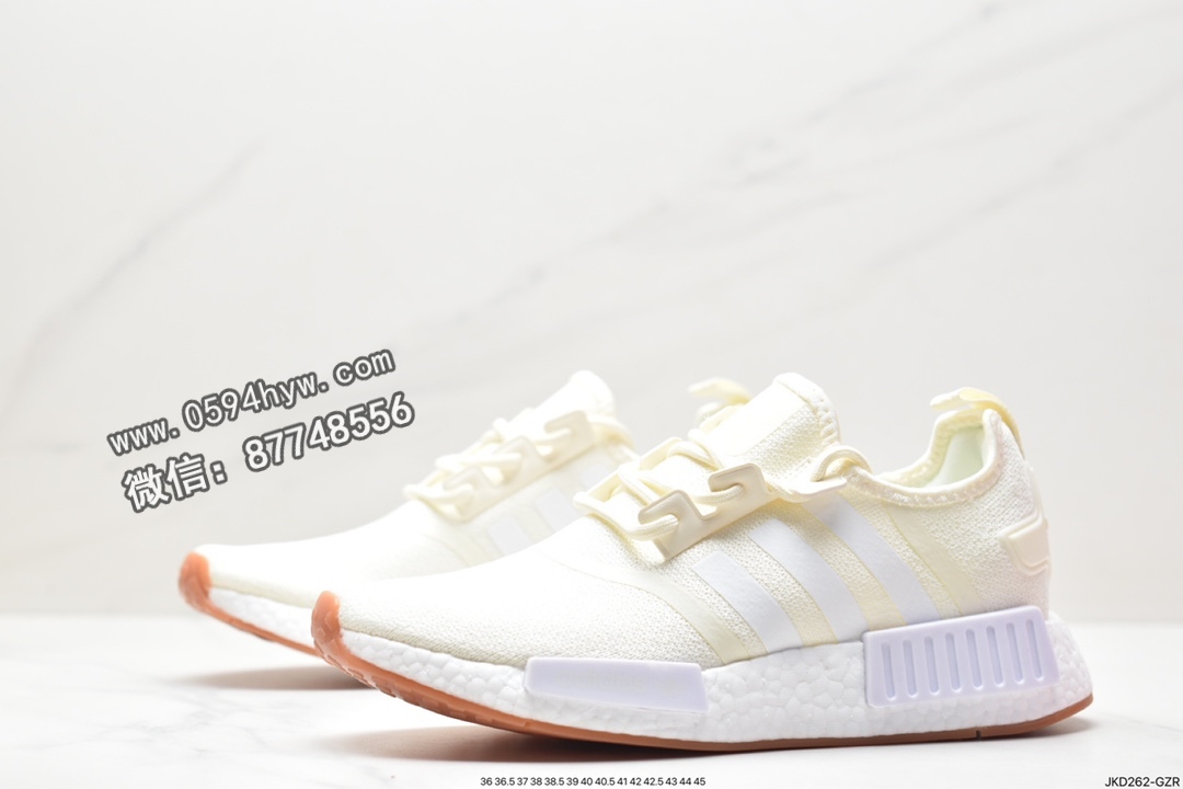 休闲鞋, Originals, Original, NMD R1, GY6058, Adidas Originals NMD R1, adidas Originals, Adidas - 阿迪达斯 Adidas Originals NMD R1 耐磨透气减震 低帮 运动休闲鞋 米色 男女同款 GY6058