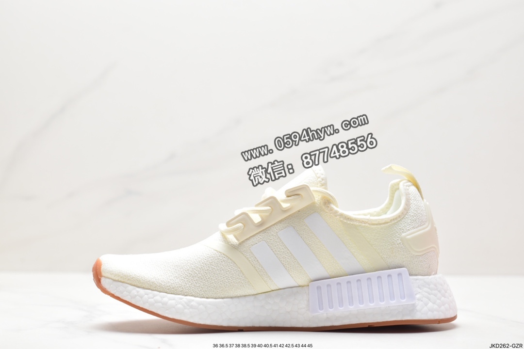 休闲鞋, Originals, Original, NMD R1, GY6058, Adidas Originals NMD R1, adidas Originals, Adidas - 阿迪达斯 Adidas Originals NMD R1 耐磨透气减震 低帮 运动休闲鞋 米色 男女同款 GY6058