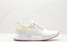 阿迪达斯 Adidas Originals NMD R1 耐磨透气减震 低帮 运动休闲鞋 米色 男女同款 GY6058