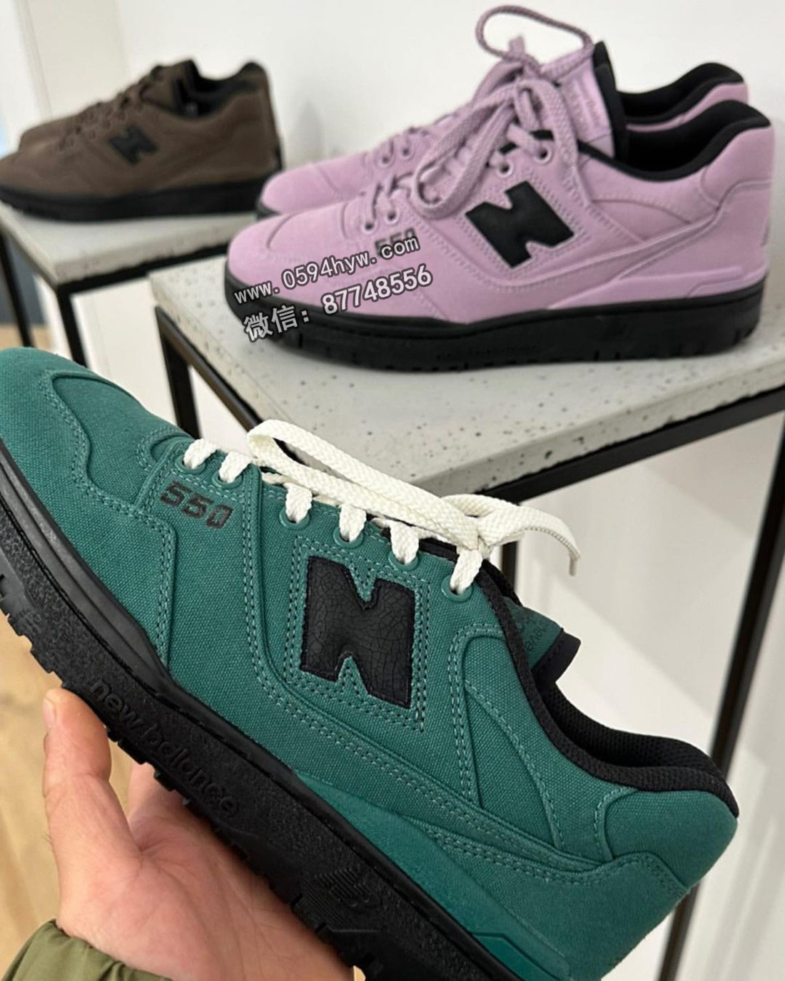 THISISNEVERTHAT x New Balance 550联名鞋登陆巴黎PAPERBOY店铺