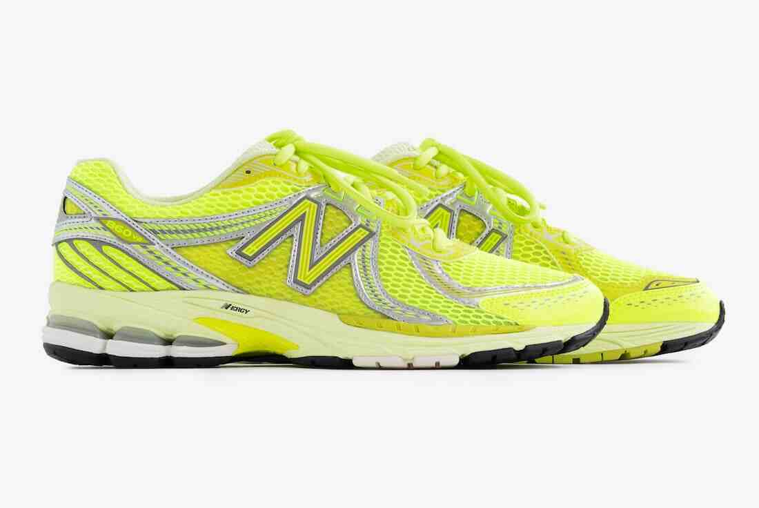 Aime Leon Dore New Balance 860v2 Neon Yellow